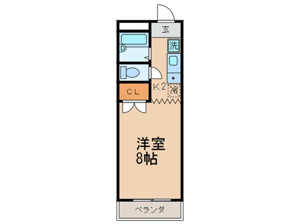 上野ハイツの物件間取画像